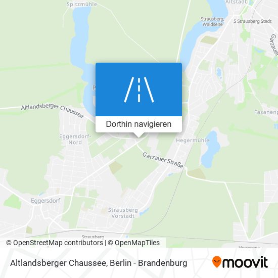 Altlandsberger Chaussee Karte