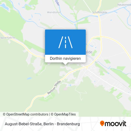 August-Bebel-Straße Karte