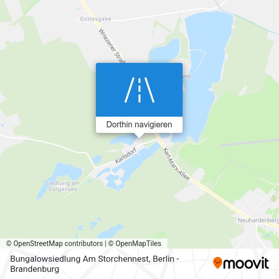 Bungalowsiedlung Am Storchennest Karte