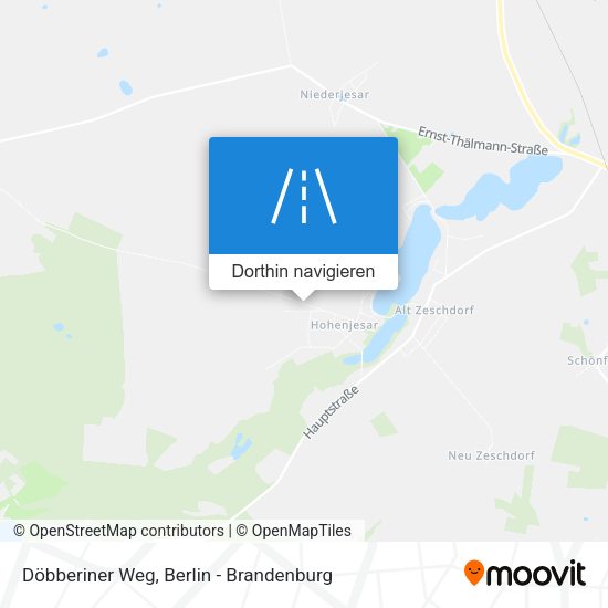 Döbberiner Weg Karte