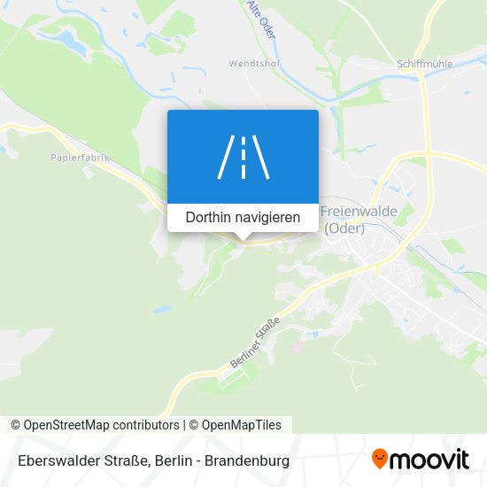 Eberswalder Straße Karte