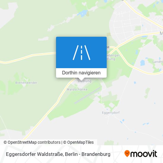 Eggersdorfer Waldstraße Karte