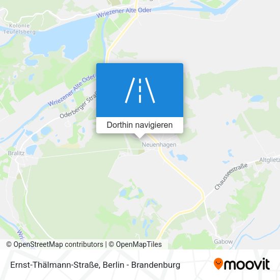 Ernst-Thälmann-Straße Karte