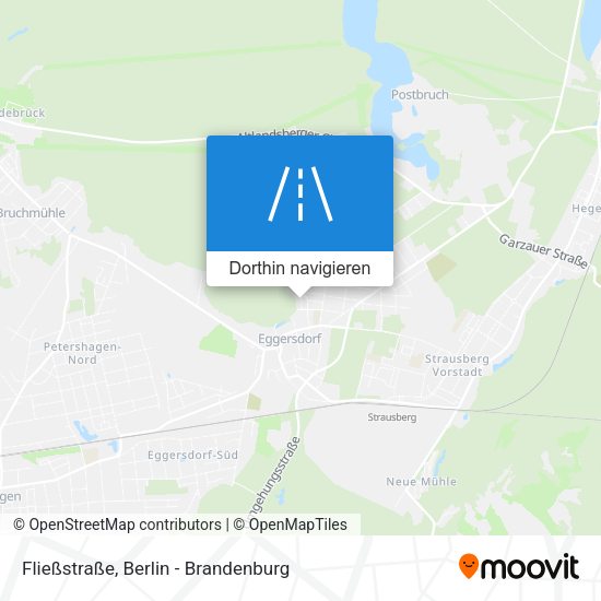 Fließstraße Karte
