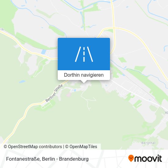 Fontanestraße Karte