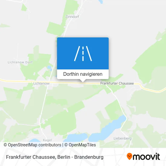 Frankfurter Chaussee Karte