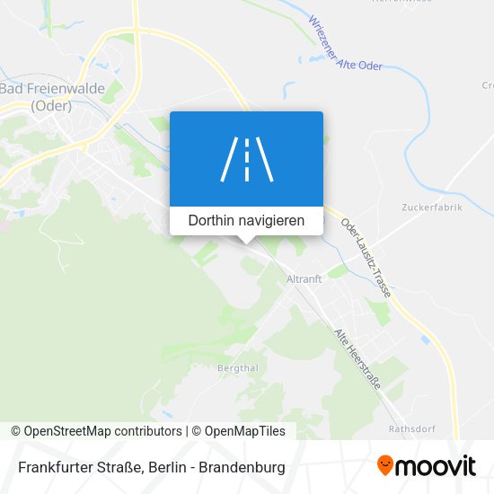 Frankfurter Straße Karte