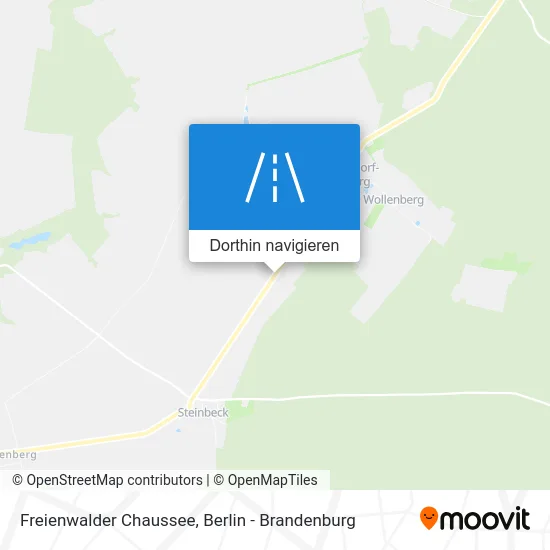 Freienwalder Chaussee Karte