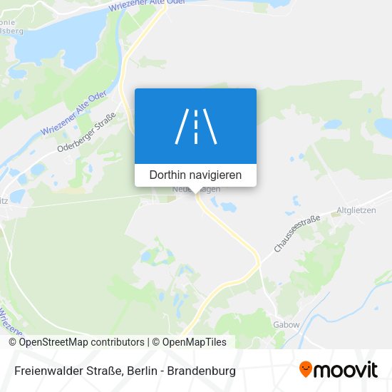 Freienwalder Straße Karte