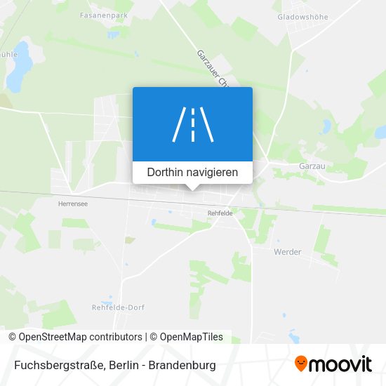 Fuchsbergstraße Karte