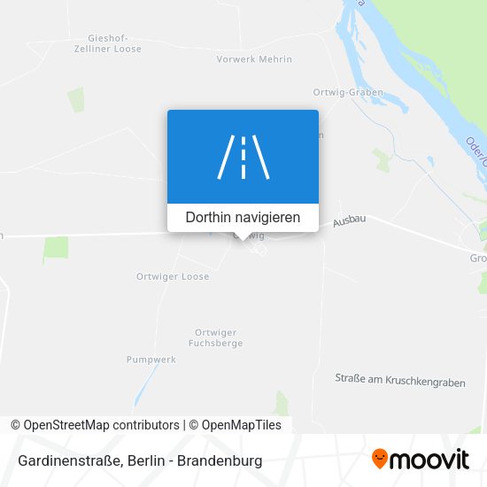 Gardinenstraße Karte
