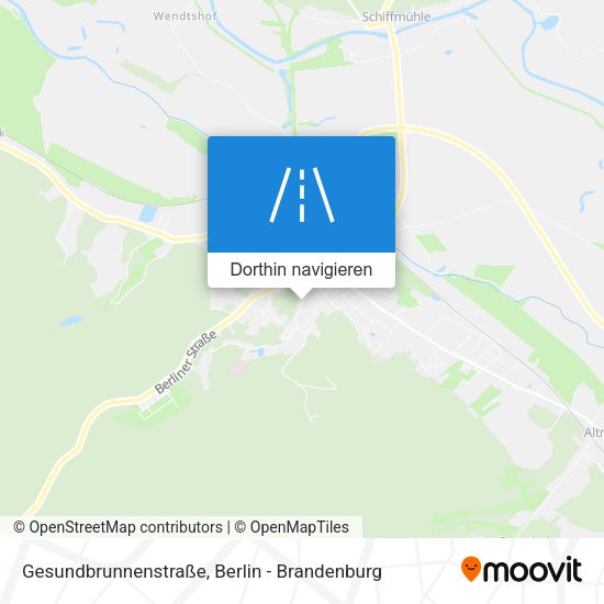 Gesundbrunnenstraße Karte