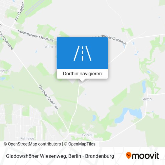 Gladowshöher Wiesenweg Karte