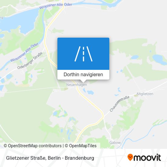 Glietzener Straße Karte