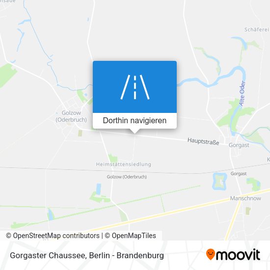 Gorgaster Chaussee Karte