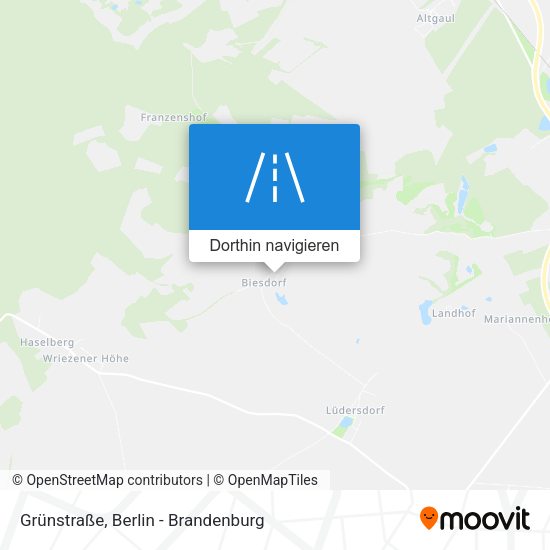 Grünstraße Karte