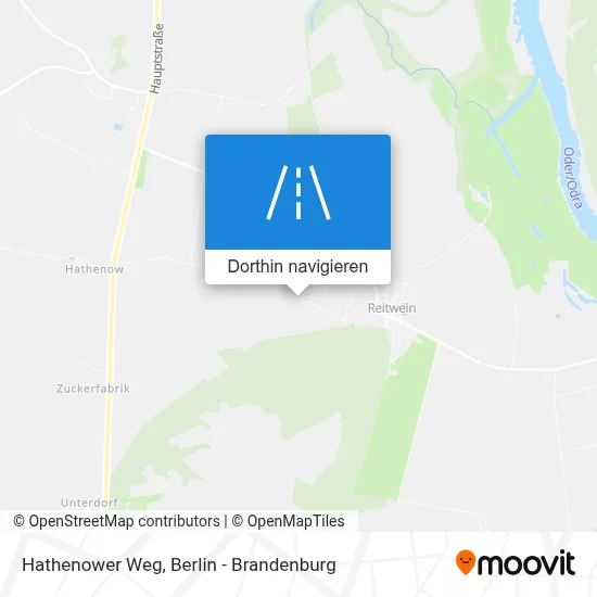 Hathenower Weg Karte