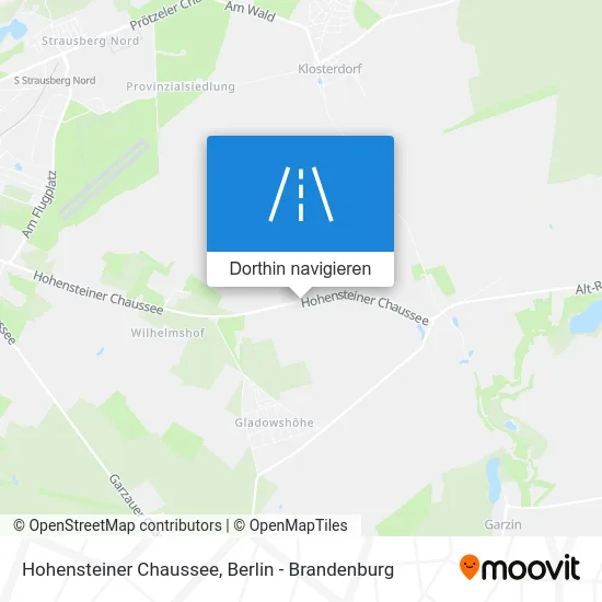 Hohensteiner Chaussee Karte