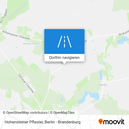 Hohensteiner Pflaster Karte