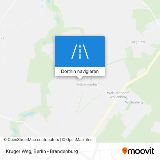 Kruger Weg Karte