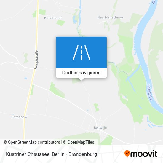 Küstriner Chaussee Karte