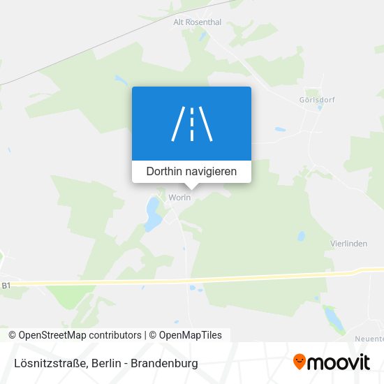 Lösnitzstraße Karte