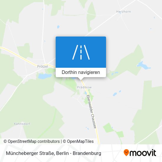 Müncheberger Straße Karte