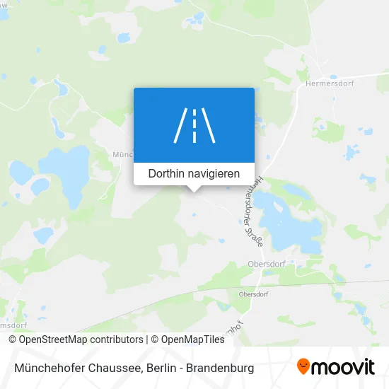 Münchehofer Chaussee Karte