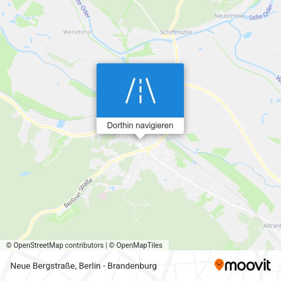 Neue Bergstraße Karte