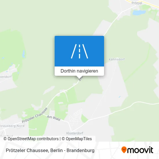 Prötzeler Chaussee Karte