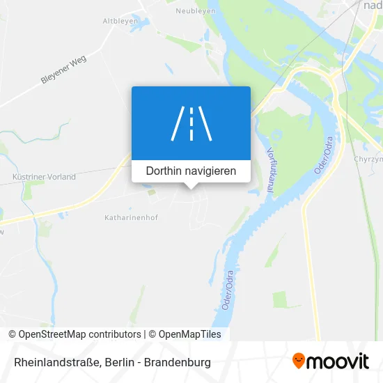 Rheinlandstraße Karte