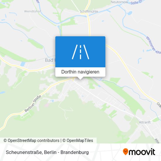 Scheunenstraße Karte