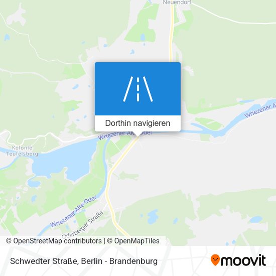 Schwedter Straße Karte
