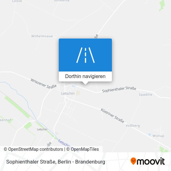 Sophienthaler Straße Karte
