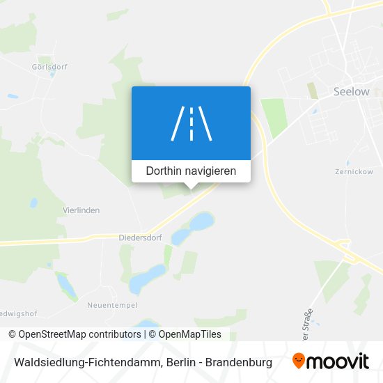 Waldsiedlung-Fichtendamm Karte