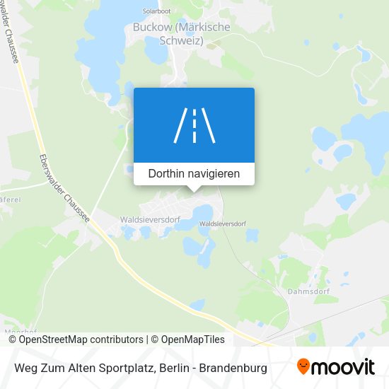 Weg Zum Alten Sportplatz Karte