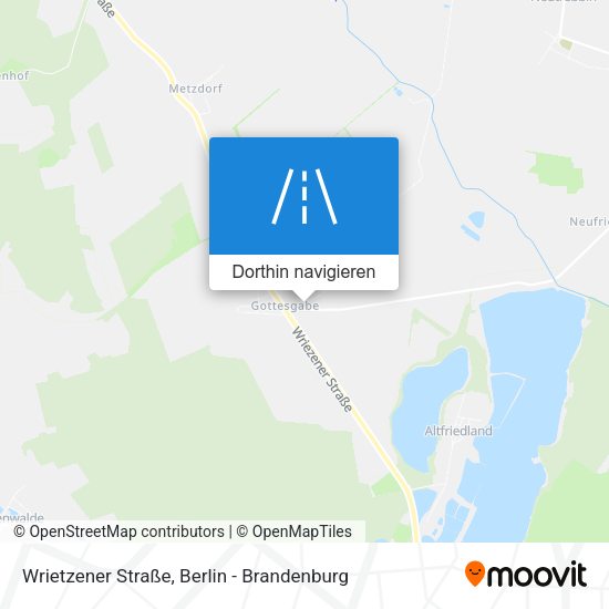Wrietzener Straße Karte