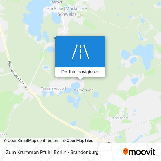 Zum Krummen Pfuhl Karte