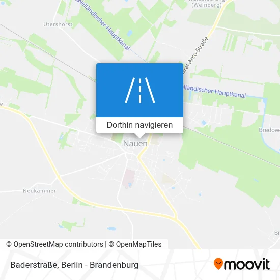 Baderstraße Karte