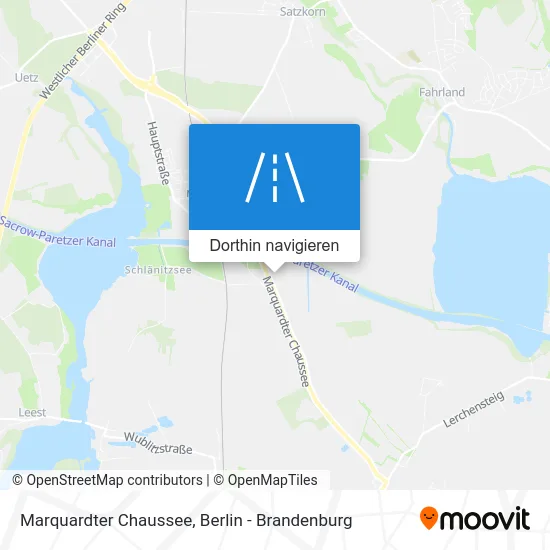 Marquardter Chaussee Karte