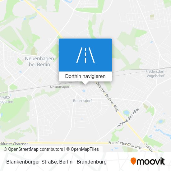 Blankenburger Straße Karte