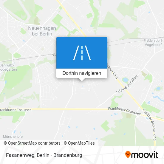 Fasanenweg Karte