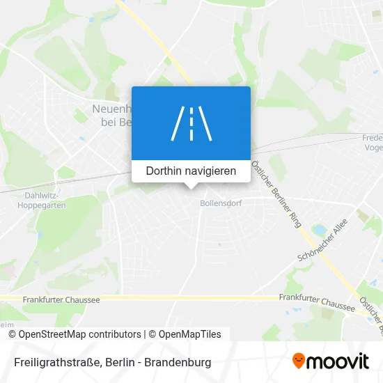 Freiligrathstraße Karte