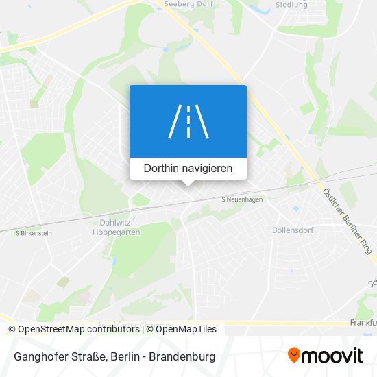 Ganghofer Straße Karte