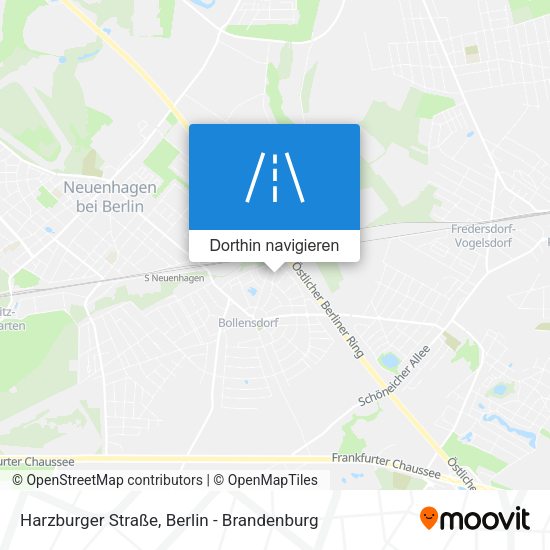 Harzburger Straße Karte
