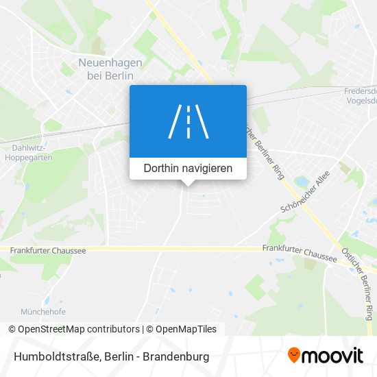 Humboldtstraße Karte