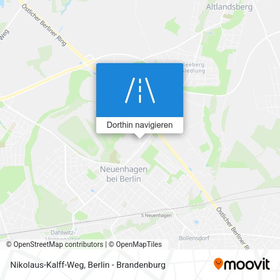 Nikolaus-Kalff-Weg Karte