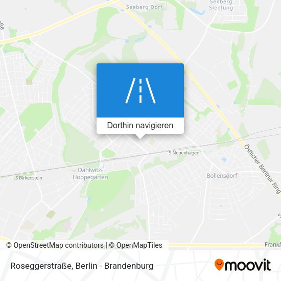 Roseggerstraße Karte