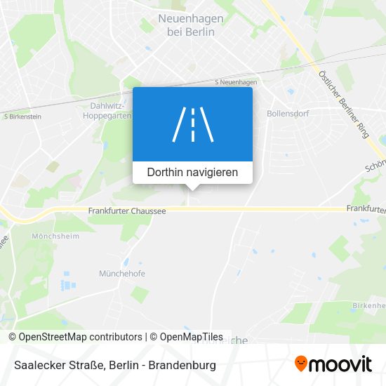 Saalecker Straße Karte
