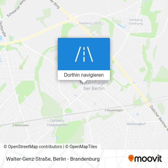 Walter-Genz-Straße Karte